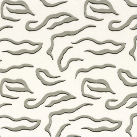 Tissu brodé Ophea azur Camengo | Artapisserie.fr