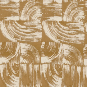 Tissu jacquard Moon ocre Camengo | Artapisserie.fr