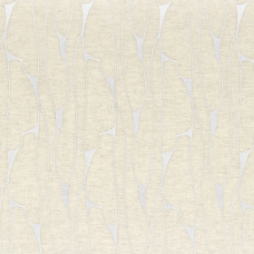 Tissu brodé Luminara lin Camengo | Artapisserie.fr