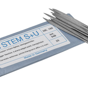 25 Carrelets droits 1 pointe triangulaire 150 mm