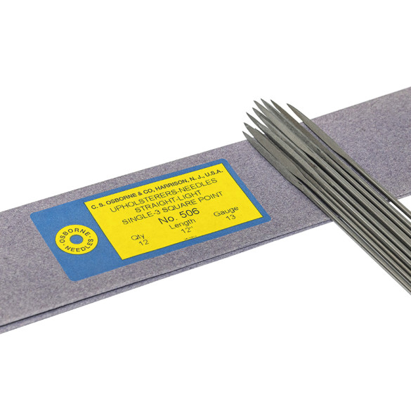 12 Carrelets droits 1 pointe triangulaire Osborne 300 mm