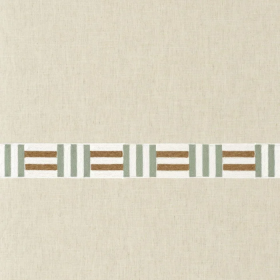 Tissu brodé Silmea recyclé horizon Camengo 298 cm | Artapisserie.fr