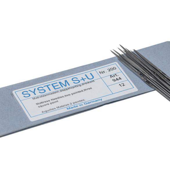 12 Carrelets droits 2 pointes triangulaires 200 mm