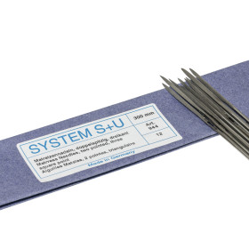 12 Carrelets droits 2 pointes triangulaires 300 mm