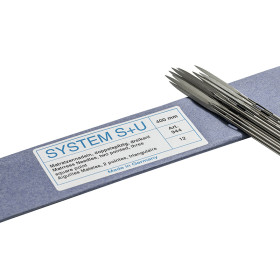 12 Carrelets droits 2 pointes triangulaires 400 mm