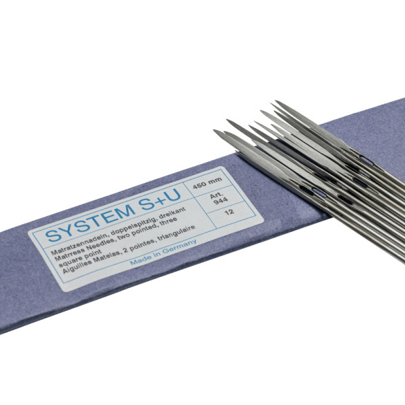 12 Carrelets droits 2 pointes triangulaire 450 mm