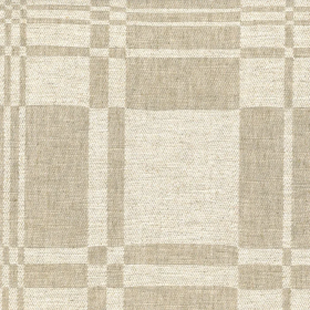 Tissu à rayures Nouvel Angle beige Casamance | Artapisserie.fr
