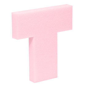 Mousse Bultex 43 kg sur mesure en T - Épaisseur personnalisée