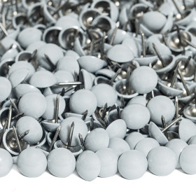 500 Clous tapissier Prestige Gris Clair Perle Fer 16 mm