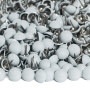 500 Clous tapissier Prestige Gris Clair Perle Fer 16 mm