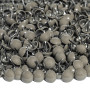 500 Clous tapissier Prestige Taupe Perle Fer 16 mm