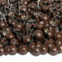 500 Clous tapissier Prestige Marron Perle Fer 16 mm
