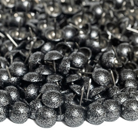 500 Clous tapissier Prestige Gris Moucheté Perle Fer 16 mm