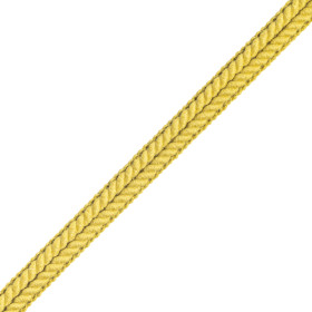 Double corde tressé 10 mm jaune | Artapisserie.fr