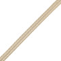 Double corde tressé 10 mm écru | Artapisserie.fr