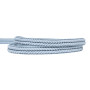 Double corde tressé 10 mm bleu | Artapisserie.fr