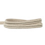 Double corde tressé 10 mm crème | artapisserie.fr