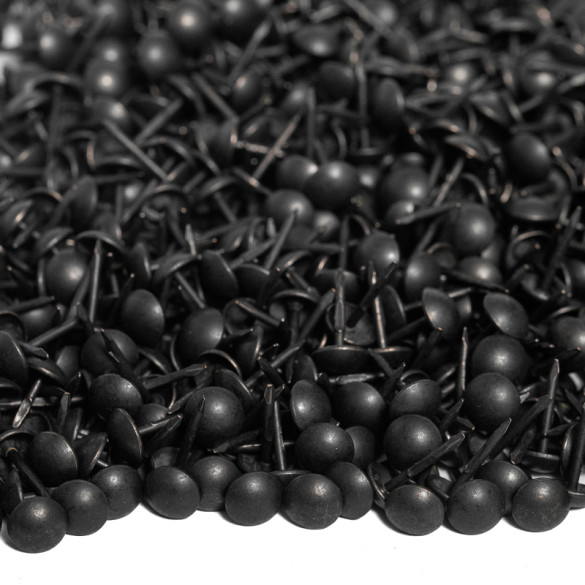 1000 clous tapissier noir mat Ø8 mm | artapisserie.fr