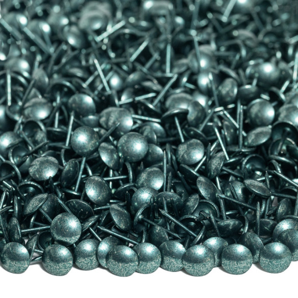 200 clous tapissier émeraude Ø9,5 mm | artapisserie.fr