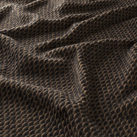 Tissu tricoté Chatel noir JAB | Artapisserie.fr