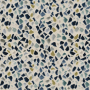 Tissu velours Terrazzo horizon Camengo