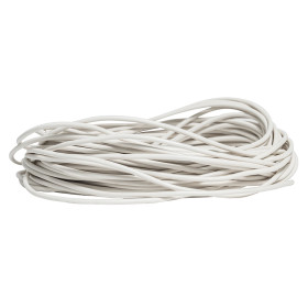 Rouleau de 25 mètres de Passepoil souple et plein en plastique transparent - 4mm