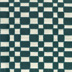 Tissu géométrique Modulor topaze Casamance | Artapisserie.fr