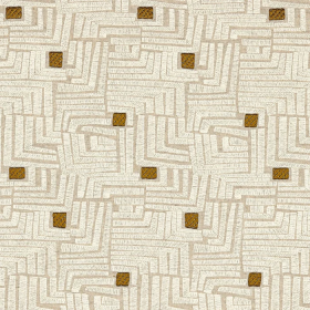 Tissu brodé Composition naturel Casamance Tissu brodé Composition naturel Casamance | Artapisserie.fr