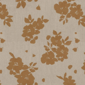 Tissu naturel Gardenia ocre Casamance Tissu naturel Gardenia ocre Casamance | Artapisserie.fr