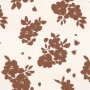 Tissu naturel Gardenia terracotta Casamance | Artapisserie.fr