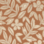 Tissu velours Forget Me Not orange terreux Casamance | Artapisserie.fr