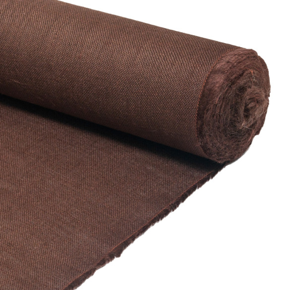 Toile de jute marron 330 gr/m² - 140 cm - 25m | artapisserie.fr