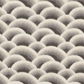 Tissu brodé Arcus anthracite Casamance Tissu brodé Arcus anthracite Casamance | Artapisserie.fr