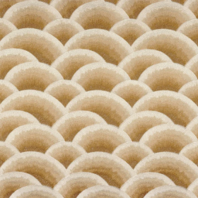 Tissu brodé Arcus ambre Casamance Tissu brodé Arcus ambre Casamance | Artapisserie.fr