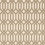 Tissu brodé Vibrations beige Casamance | Artapisserie.fr