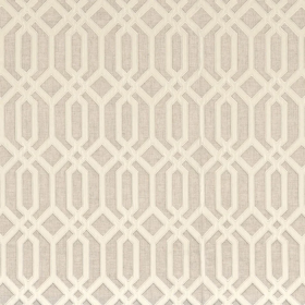 Tissu brodé Vibrations écru Casamance Tissu brodé Vibrations écru Casamance | Artapisserie.fr