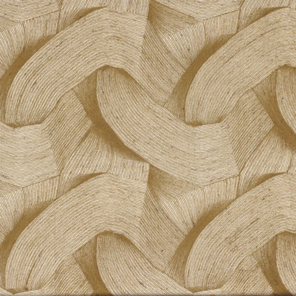 Tissu brodé Envolée fauve Casamance | Artapisserie.fr