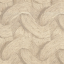 Tissu brodé Envolée beige Casamance | Artapisserie.fr