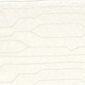 Tissu brodé Cortège banc Casamance | Artapisserie.fr