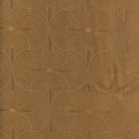 Tissu brodé Boudoir camel Casamance Tissu brodé Boudoir camel Casamance | Artapisserie.fr