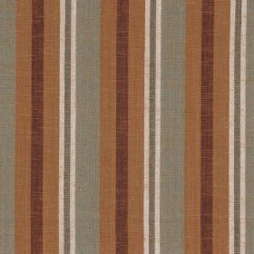 Tissu à rayures Via Verri kaki terre de sienne Casamance Tissu à rayures Via Verri kaki terre de sienne Casamance | Artapisserie.fr