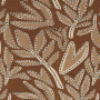 Tissu brodé Padua tabac beige Casamance | Artapisserie.fr