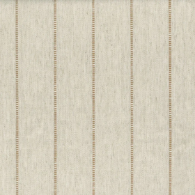 Tissu à rayures Proportion ocre Casamance | Artapisserie.fr