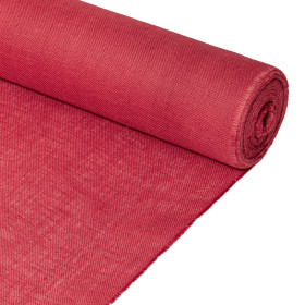 Toile de jute rouge 330 gr/m² 140 cm - 25 mètres | artapisserie.fr