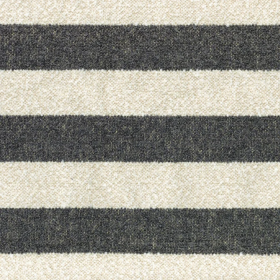 Tissu à rayures Toundra noir Casamance | Artapisserie.fr