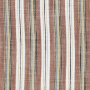 Tissu brodé Vagabond terracotta Casamance | Artapisserie.fr