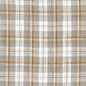 Tissu à carreaux Sillage bleu galet Casamance | Artapisserie.fr