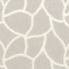 Tissu brodé Conforto perle Camengo | Artapisserie.fr