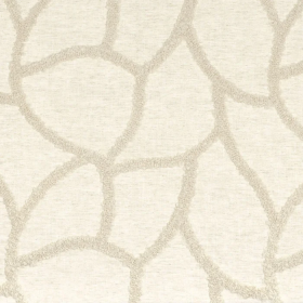 Tissu brodé Conforto lin Camengo | Artapisserie.fr