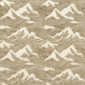 Tissu brodé Piemonte camel Camengo | Artapisserie.fr